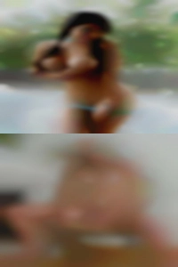 Swinging sexy woman of nudism plump.